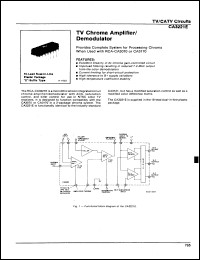 Click here to download CA3221E Datasheet