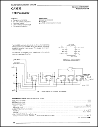 Click here to download CA3232E Datasheet