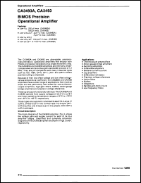 Click here to download CA3493BS/3 Datasheet