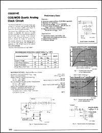 Click here to download CD22014E Datasheet