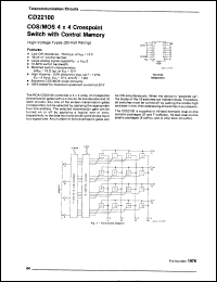 Click here to download CD22100F/3A Datasheet