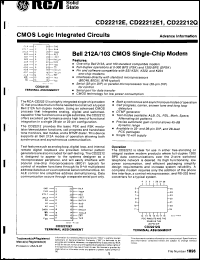 Click here to download CD22212E98 Datasheet