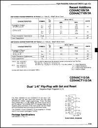 Click here to download CD74AC112E98 Datasheet