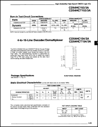 Click here to download CD54HCT154H Datasheet