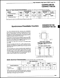 Click here to download CD74HC161EX Datasheet