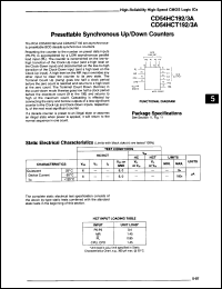 Click here to download CD74HCT192EX98 Datasheet