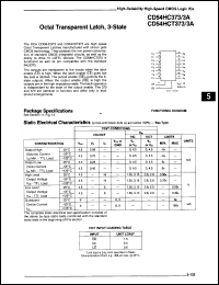 Click here to download CD54HC373F/3W Datasheet