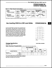 Click here to download CD54HC4049H Datasheet