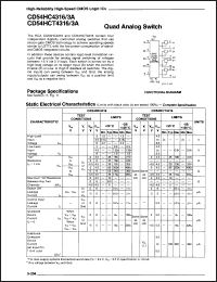 Click here to download CD54HCT4316F/3A Datasheet