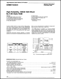 Click here to download CDP1825CEX Datasheet