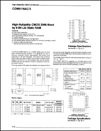 Click here to download CDM6116ACD3 Datasheet