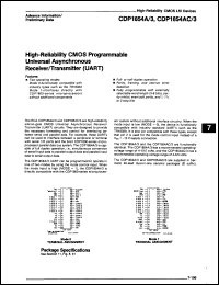 Click here to download CDP1854ACJ3 Datasheet