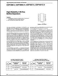 Click here to download CDP1856D/3W Datasheet