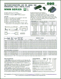 Click here to download MWM2P-1000 Datasheet