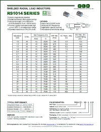 Click here to download RS1014-102-MBW Datasheet