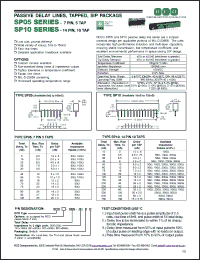 Click here to download SP10-10NS-501B Datasheet