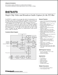 Click here to download Bt878 Datasheet