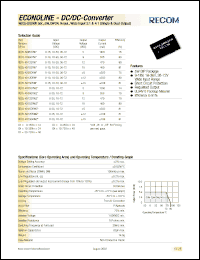 Click here to download REC5-1812DRW Datasheet