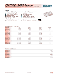 Click here to download RP03-2415SD Datasheet