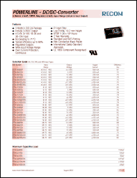 Click here to download RP03-2405DS Datasheet