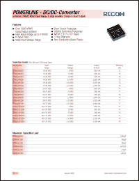 Click here to download RP03-12012SH Datasheet