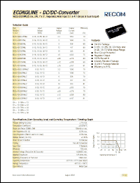 Click here to download REC5-3405DRWLZ Datasheet