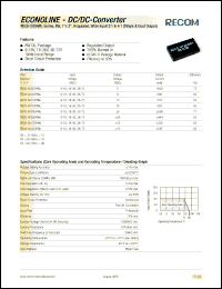 Click here to download REC8-0905 Datasheet