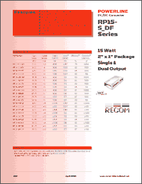 Click here to download RP15-483.3SF Datasheet