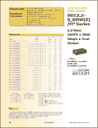 Click here to download REC2.2-1209SRWH2AM Datasheet