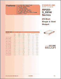 Click here to download RP20-243.3SEW_06 Datasheet