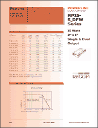 Click here to download RP15-2415SFW Datasheet