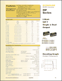 Click here to download RP-3.315DP Datasheet