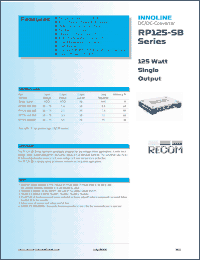 Click here to download RP125-4805SB Datasheet