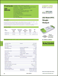 Click here to download RACD20-700 Datasheet