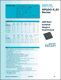 Click here to download RP100-4815S Datasheet