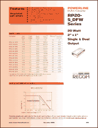 Click here to download RP20-2412SFW Datasheet