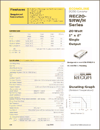 Click here to download REC20-2405SRWH Datasheet