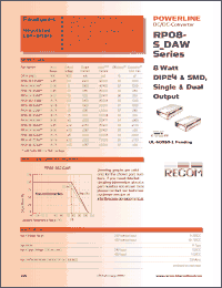 Click here to download RP08-4805SAWSMD Datasheet