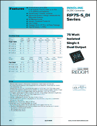 Click here to download RP75-481.8S Datasheet