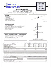 Click here to download 1N5406G Datasheet