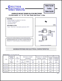 Click here to download FM4742W Datasheet
