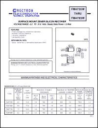 Click here to download FM4749W Datasheet