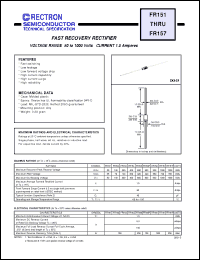 Click here to download FR154 Datasheet