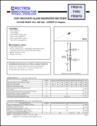 Click here to download FR201G Datasheet