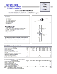 Click here to download FR605 Datasheet
