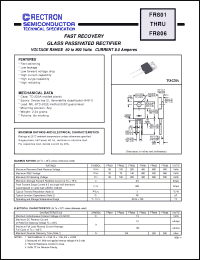 Click here to download FR802 Datasheet