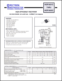 Click here to download HER1605C Datasheet
