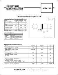 Click here to download MM4150 Datasheet