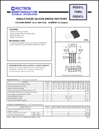 Click here to download RS207L Datasheet
