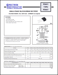Click here to download RS605 Datasheet